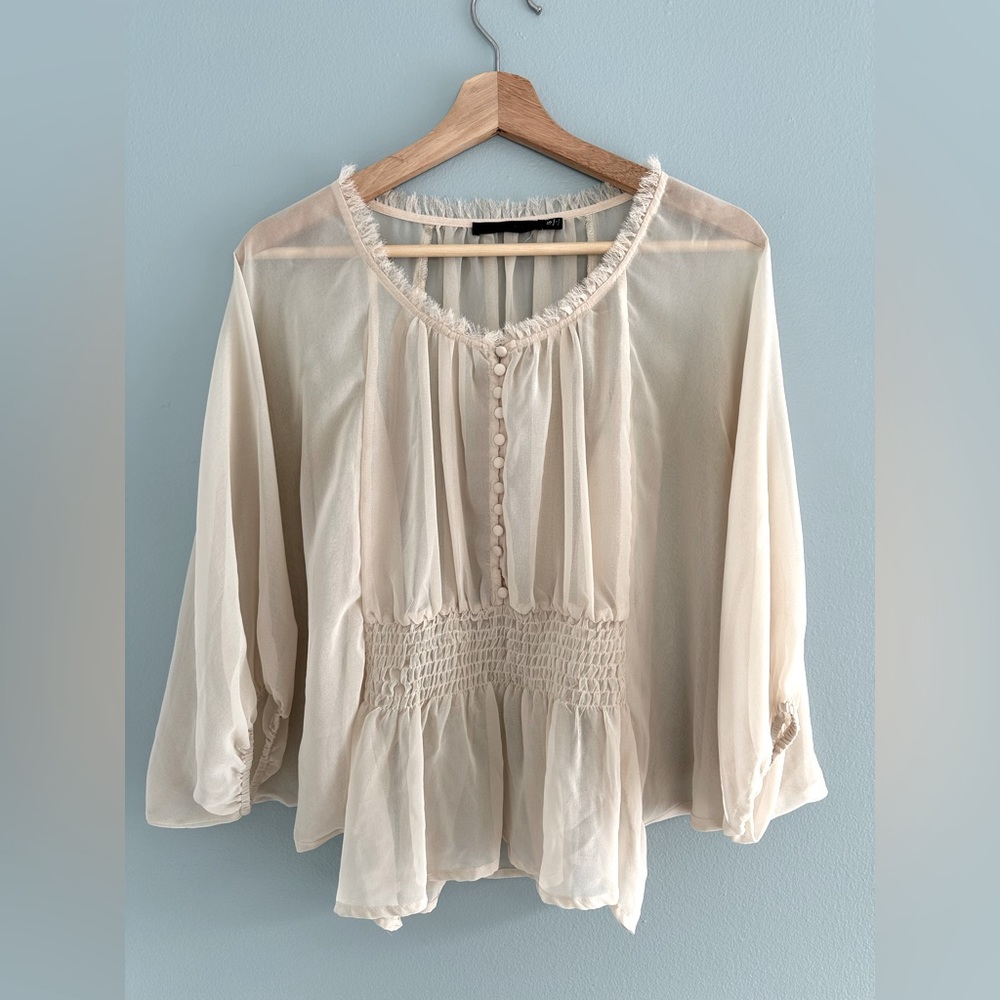 Women’s Cream Blouse